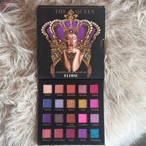 Eloise Vibrant Pink & Purple Eyeshadow Palette — Blendable Shimmers & Mattes